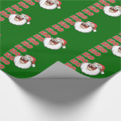 サンタクロースの熱狂するな笑うこと ラッピングペーパー (角)