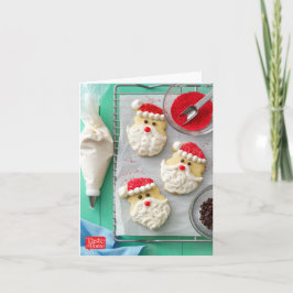 サンタクロースの砂糖クッキー シーズンカード