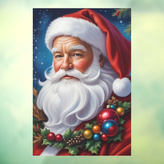 サンタクロースの窓にしがみつく ウィンドウサイン (シート3)