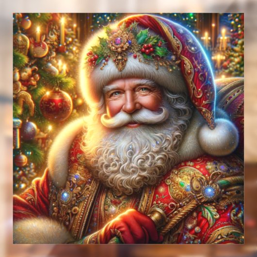 サンタクロースの窓にしがみつく ウィンドウサイン (シート2)