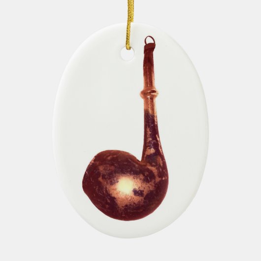 サンタクロースの管 セラミックオーナメント (正面)