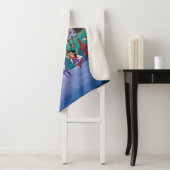 サンタクロースの素晴らしいフェスティバルビーチシーン シェルパブランケット (インサイチュ)