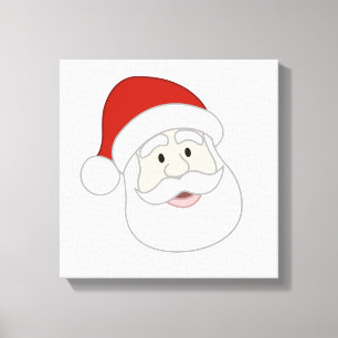 サンタクロースの絵 キャンバスプリント