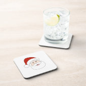 サンタクロースの絵 コースター (右側)