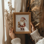 サンタクロースの絵 ヴィンテージの父なるクリスマス ポスター