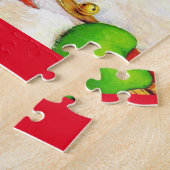 サンタクロースの美しいパズル ジグソーパズル (側面)