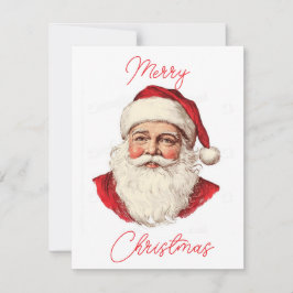 サンタクロースの肖像画 ノートカード
