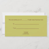 サンタクロースの衣装を着たダックスシュント – クリスマス1 (裏面)