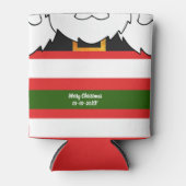 サンタクロースの衣装 缶クーラー (正面)