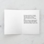 サンタクロースの訪問 シーズンカード (内部)