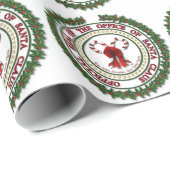 サンタクロースの贈り物ラップのオフィスのシール ラッピングペーパー (ロールコーナー)