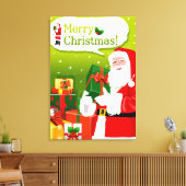 サンタクロースの贈り物 キャンバスプリント (インサイチュ (リビング))