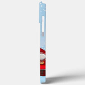 サンタクロースの車に乗ったアメリカン・エスキモー・ドッグ Case-Mate iPhoneケース (裏面 / 左)
