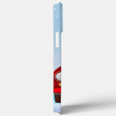 サンタクロースの車に乗ったアメリカン・エスキモー・ドッグ Case-Mate iPhoneケース (裏面 / 右)