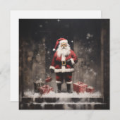 サンタクロースの農村壁画 シーズンカード (正面/裏面)