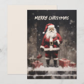 サンタクロースの農村壁画 シーズンカード (正面/裏面)