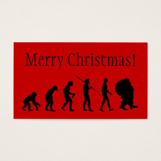 サンタクロースの進化 (正面)