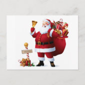 サンタクロースの郵便はがき ポストカード (正面)