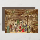 サンタクロースの長いリスト シーズンカード (正面/裏面)