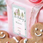 サンタクロースの隠れた覗き見なし、クリスマスツリー ラベル