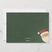 サンタクロースの願いクリスマスカード シーズンカード (裏面)