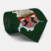 サンタクロースの"パーティーのPooper"のおもしろいなクリスマスのタイ ネクタイ (ロール)