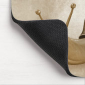 サンタクロースはかたつむりに乗ります マウスパッド (コーナー)