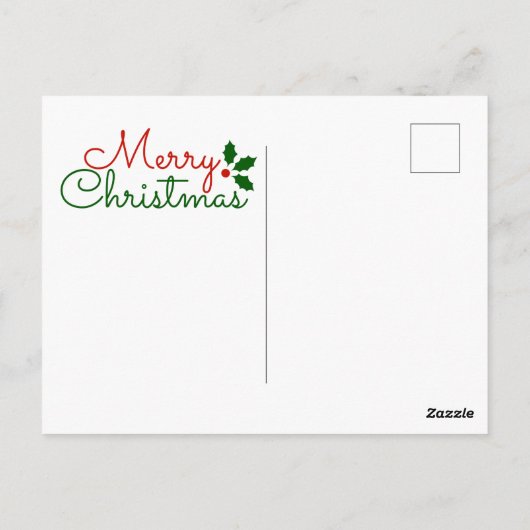 サンタクロースはがき ポストカード (裏面)