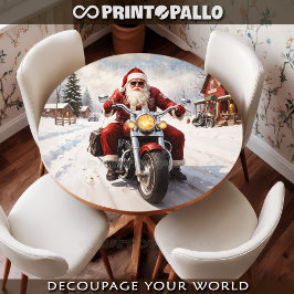 サンタクロースはクリスマスのラッシュの後に休暇を取る 薄葉紙