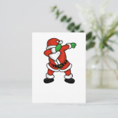 サンタクロースはクリスマスTシャツを踊る シーズンポストカード (スタンド正面)