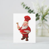 サンタクロースはジンジャーブレッドマンを焼きます シーズンポストカード (スタンド正面)