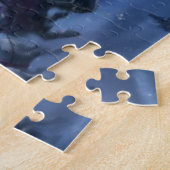 サンタクロースはトナカイそりに乗る ジグソーパズル (側面)