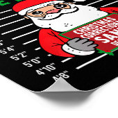 サンタクロースはニースの北極に乗っていると主張した ポスター (角)