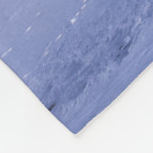 サンタクロースはノーザンライツクリスマスに向かう フリースブランケット (角)