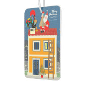 サンタクロースはポルトガルの雄鶏と出会う カーエアーフレッシュナー (左)