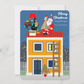 サンタクロースはポルトガルの雄鶏と出会う カード (正面)