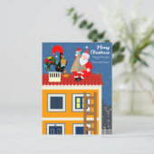 サンタクロースはポルトガルの雄鶏と出会う シーズンポストカード (スタンド正面)