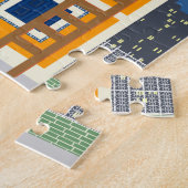 サンタクロースはポルトガルの雄鶏と出会う ジグソーパズル (側面)