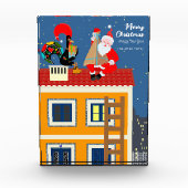 サンタクロースはポルトガルの雄鶏と出会う フォトブロック (正面)