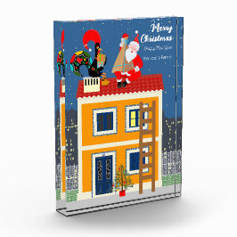 サンタクロースはポルトガルの雄鶏と出会う フォトブロック