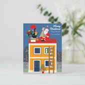 サンタクロースはポルトガルの雄鶏と出会う ポストカード (スタンド正面)