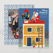 サンタクロースはポルトガルの雄鶏と出会う ポストカード (正面/裏面)