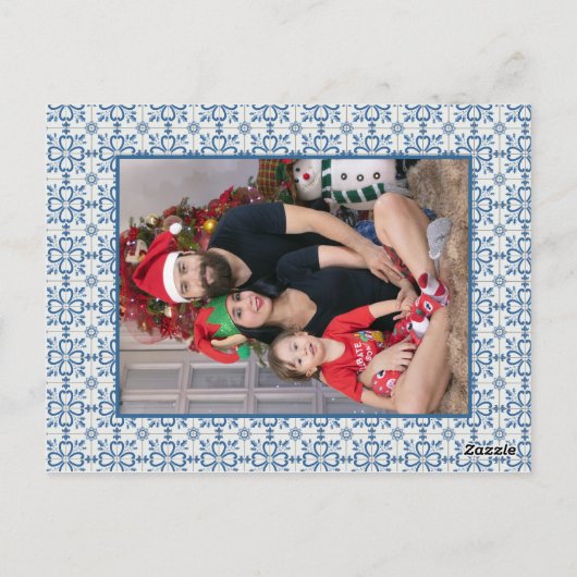 サンタクロースはポルトガルの雄鶏と出会う ポストカード (裏面)