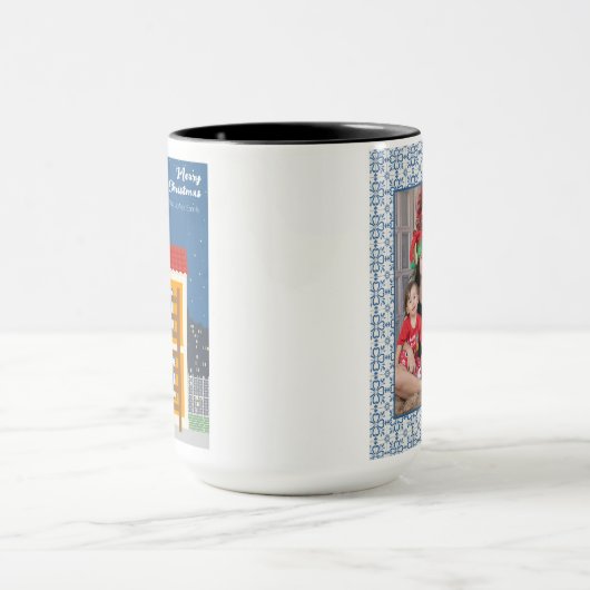 サンタクロースはポルトガルの雄鶏と出会う マグカップ (中央)