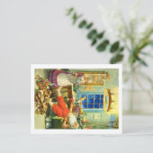 サンタクロースは北極に戻ります シーズンポストカード (スタンド正面)