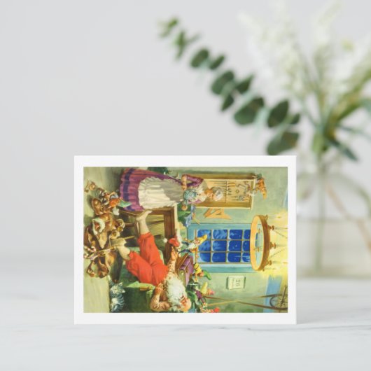 サンタクロースは北極に戻ります シーズンポストカード (スタンド正面)