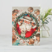 サンタクロースは子聞どもたちに携帯する シーズンカード (スタンド正面)