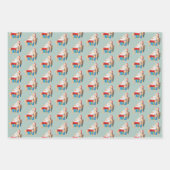 サンタクロースは少し昼寝を取っている ラッピングペーパーシート (正面2)