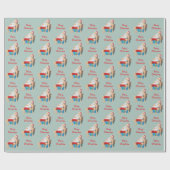 サンタクロースは少し昼寝を取っている ラッピングペーパー (フラット)