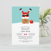 サンタクロースは屋根の煙突に突き刺さった 招待状 (スタンド正面)